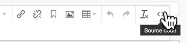 source code editor button